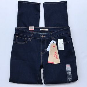 Womens Levi’s 712 Mid Rise Dark Wash 32x32 NWT